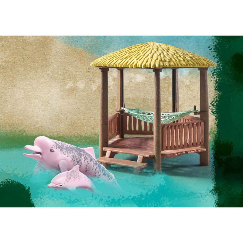 Playmobil---Wiltopia---Amazonia---Passeio-de-Remo-com-Golfinhos---71143---Sunny-2