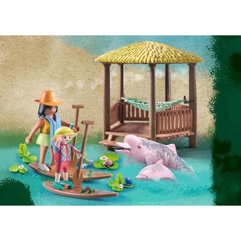 Playmobil---Wiltopia---Amazonia---Passeio-de-Remo-com-Golfinhos---71143---Sunny-5