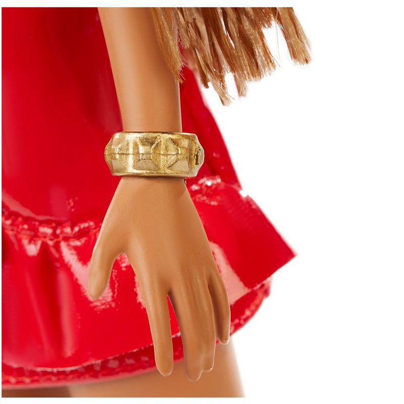 Boneca-Barbie-Fashionista---Morena-com-Trancas---Saia-Vermelha---Mattel-7
