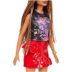 Boneca-Barbie-Fashionista---Morena-com-Trancas---Saia-Vermelha---Mattel-6