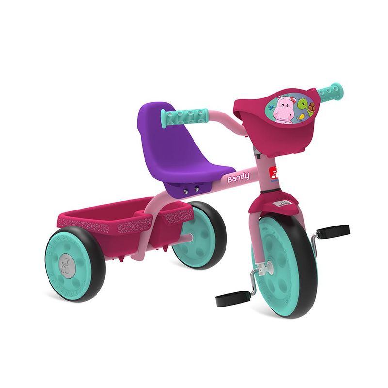 Triciclo-Bandy-com-cestinha---Bandeirante---Rosa-0