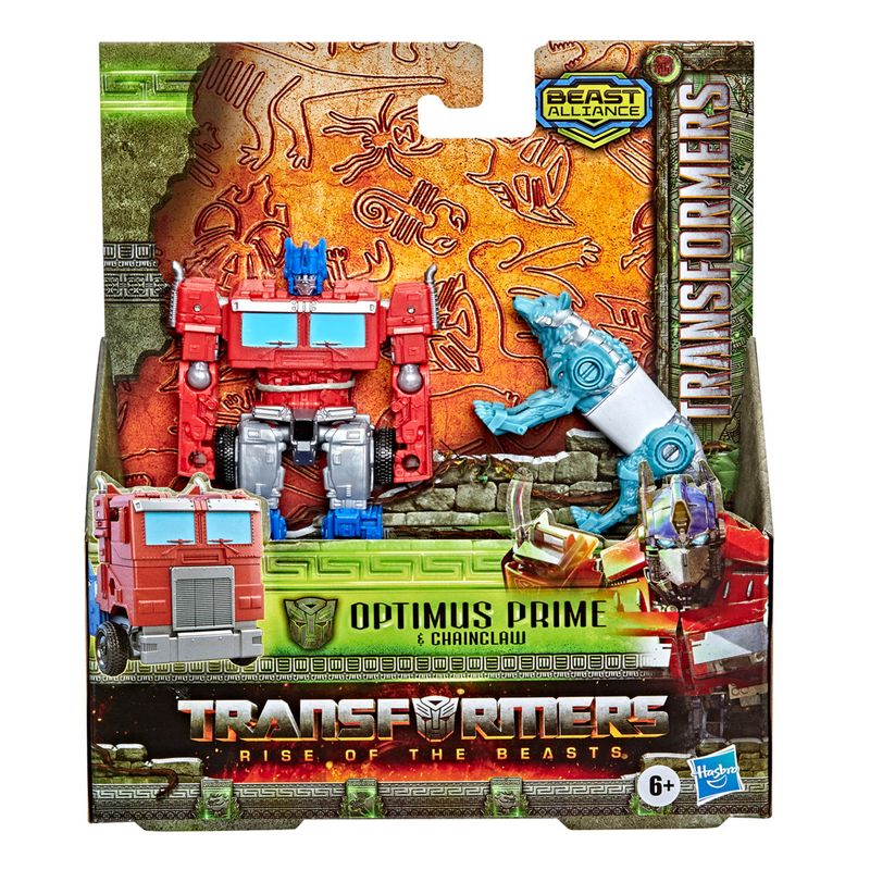 Conjunto-de-Figuras---Transformers---Rise-of-the-Beasts---Optimus-Prime-e-Chainclaw---Hasbro-2