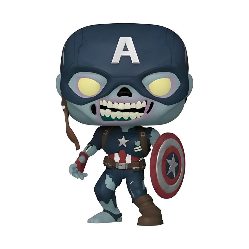 Mini-Figura---Funko---Pop---Marvel---What-If----Capitao-America-Zombie---Piticas-0