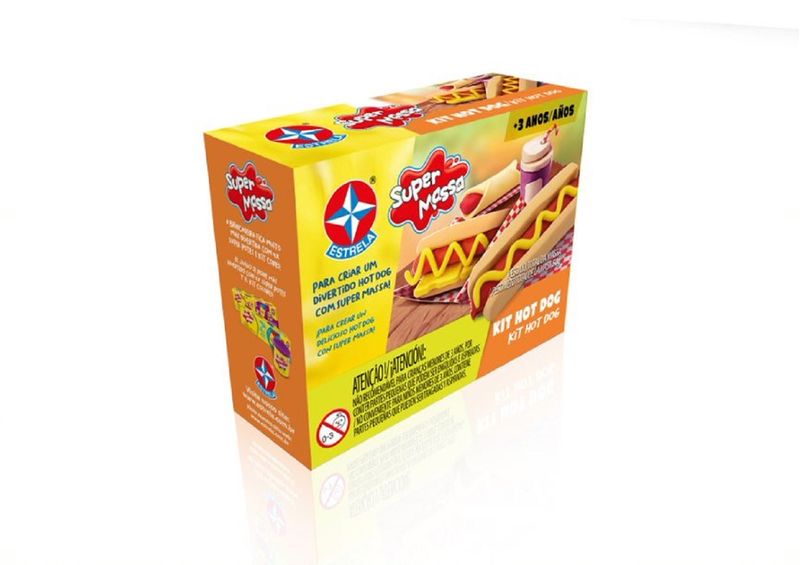 Massa-De-Modelar---Super-Massa---Kit-Hot-Dog---Estrela-0