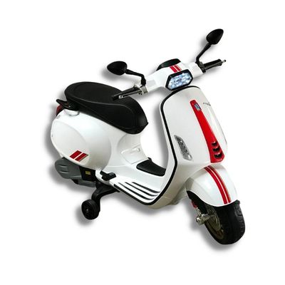 MINI MOTO ELETRICA INFANTIL 6V BRANCO - IMPORTWAY - Ri Happy