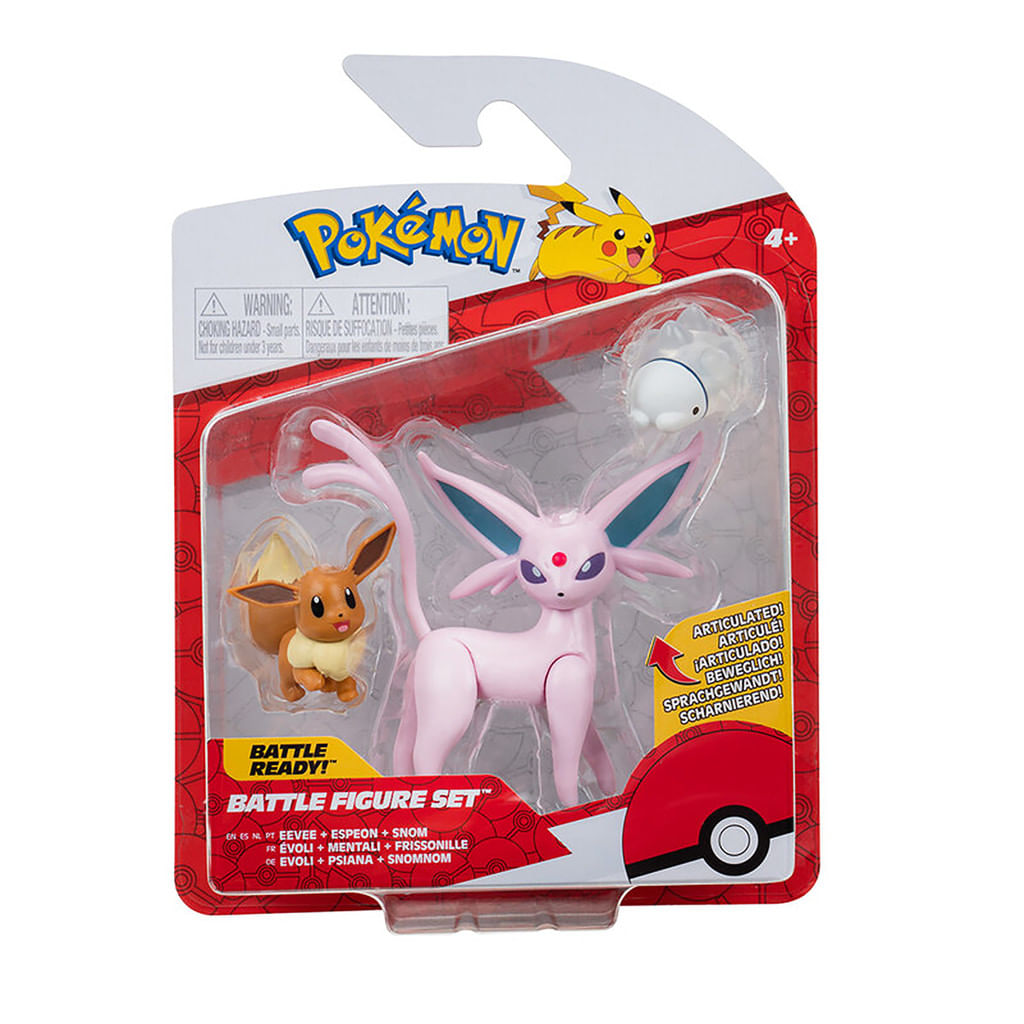 Bonecos Pokémon - Multi Pack 4 Figuras Evolução Eevee Sunny - Ri Happy