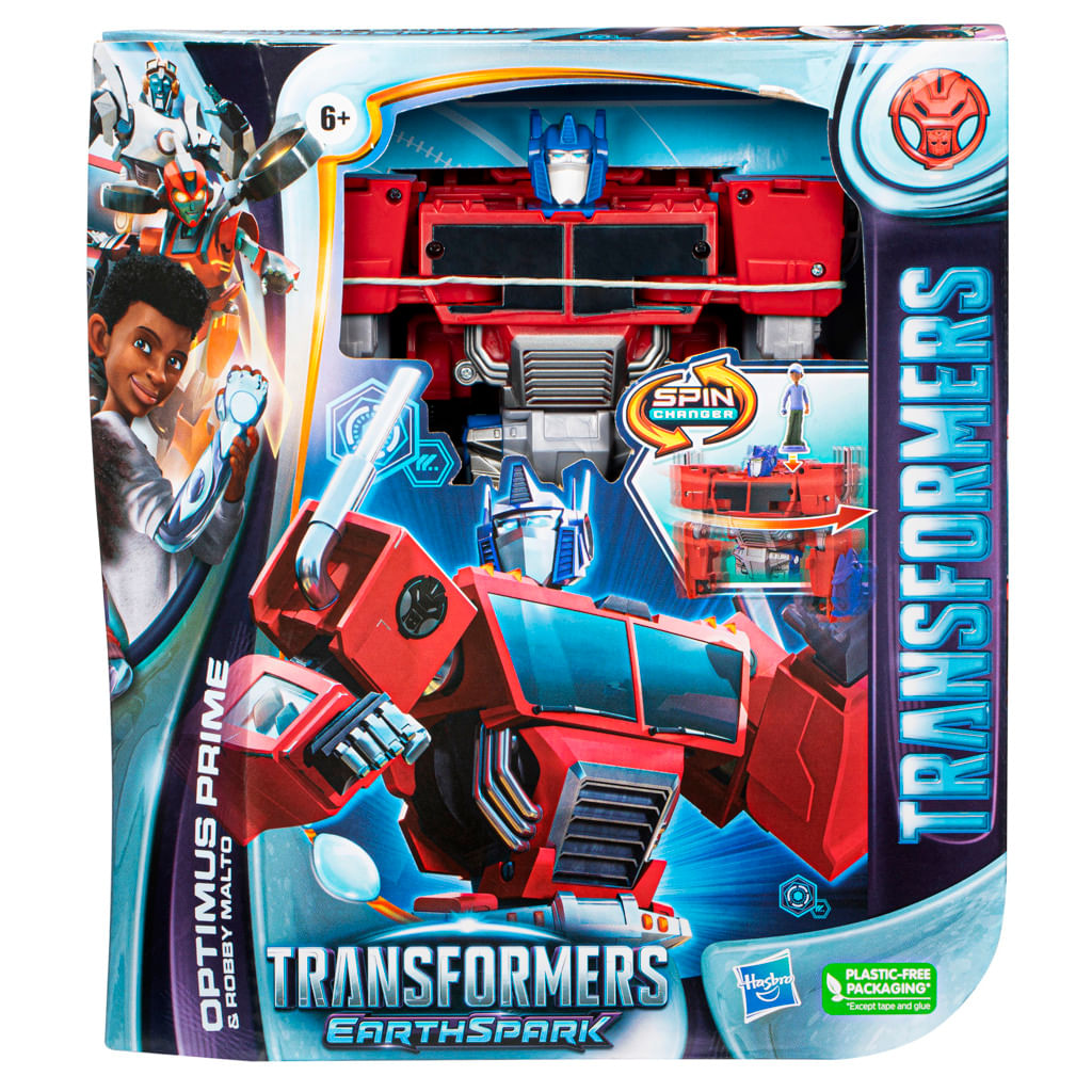 Conjunto de Mini Boneco e Figura de Ação - Transformers - Optimus