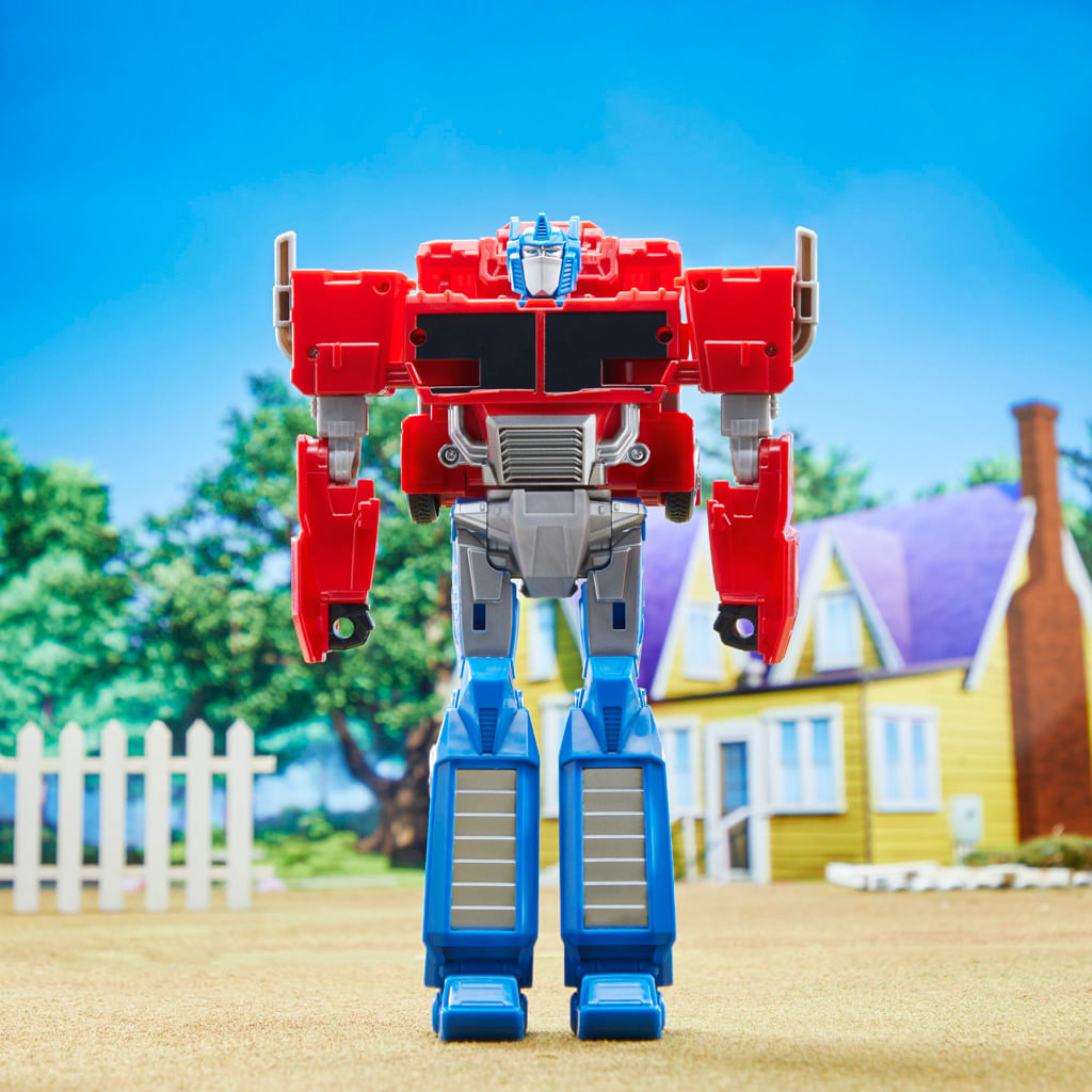 Conjunto de Mini Boneco e Figura de Ação - Transformers - Optimus