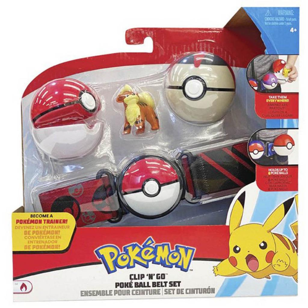 Pokemon - Kit De Ação Cinto Com 2 Pokebolas E Personagem - S - Ri Happy