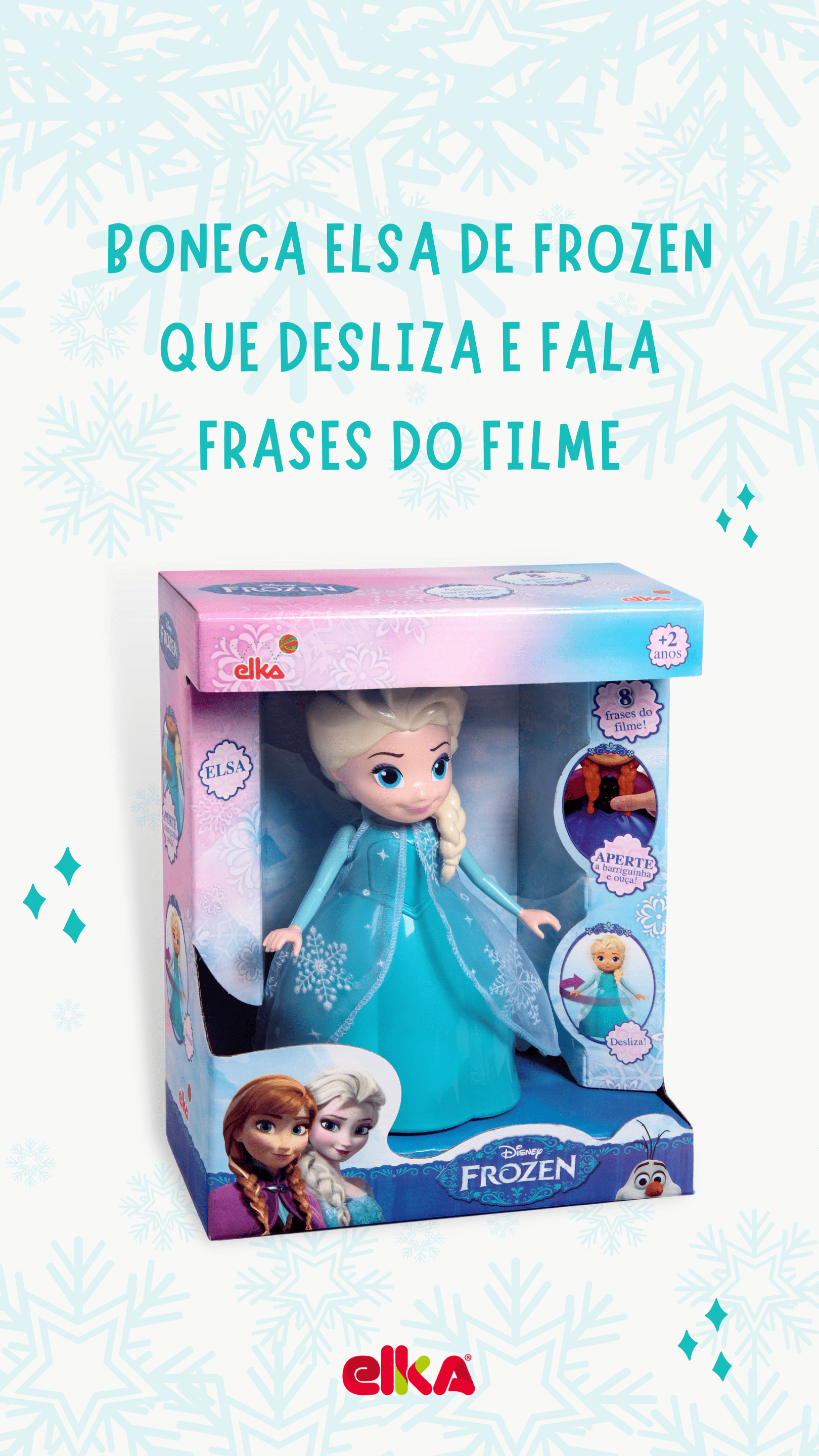 Boneca Baby - Disney Frozen - Elsa - Roupas Sortidas - Mimo - Ri Happy  Brinquedos - Quanto mais Brincadeira, Melhor!