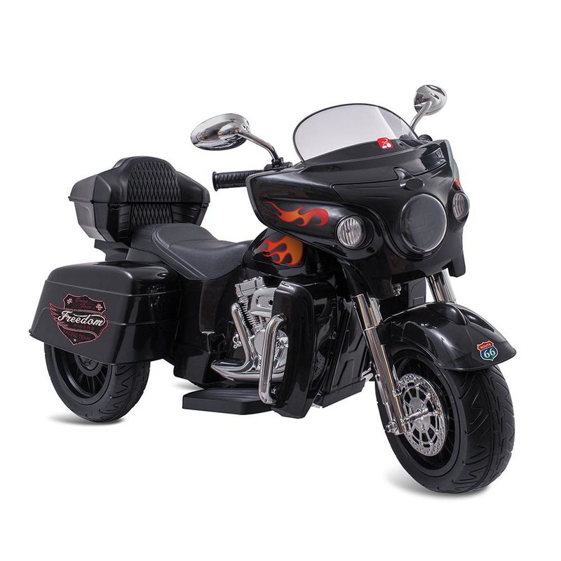 Mini-Motocicleta-Eletrica---King-Rider---12V---Toyng---Preta-0