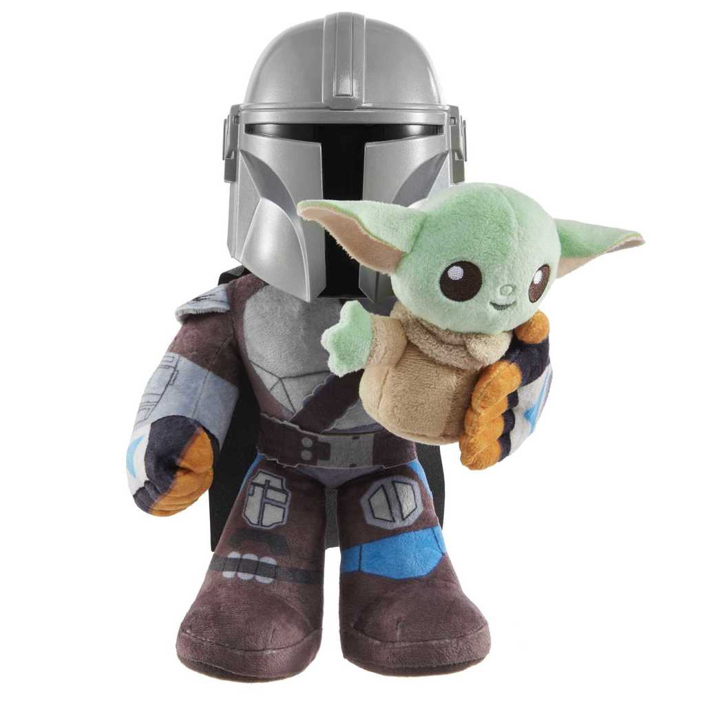 Pelúcia Star Wars Grogu com Sons e Movimentos - Mattel no Shoptime