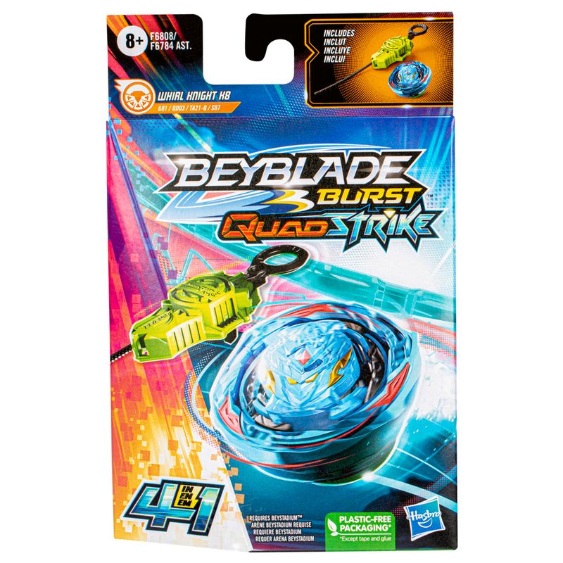 Conjunto-Lancador-e-Piao-de-Batalha---Beyblade-Burst-Quad-Strike---Whirl-Knight-K8---Hasbro-2