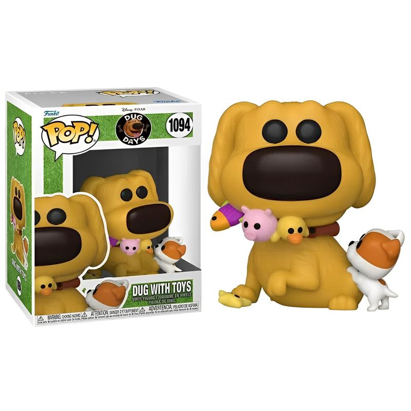 Mini-Figura---Funko---Pop---Disney-Pixar---Dug-Days---Cachorro-Com-Brinquedos---Piticas-2