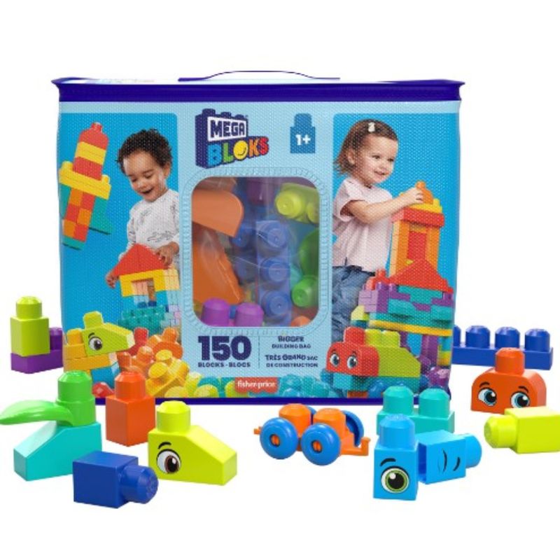 Conjunto-De-Blocos---Mega-Bloks---Fisher-Price---150-Pecas---Mattel--1