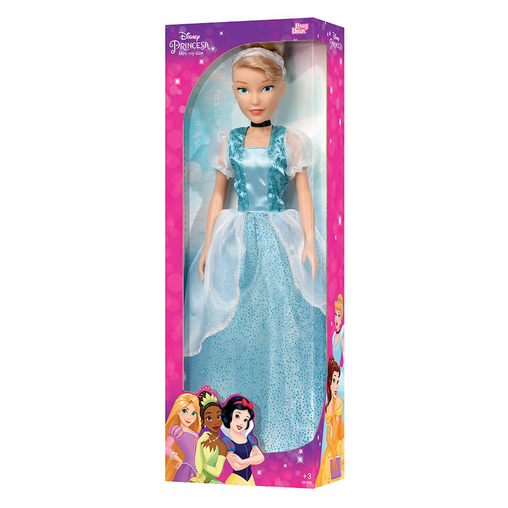 Boneca Princesa Dos Sonho Aventura Snow 50cm