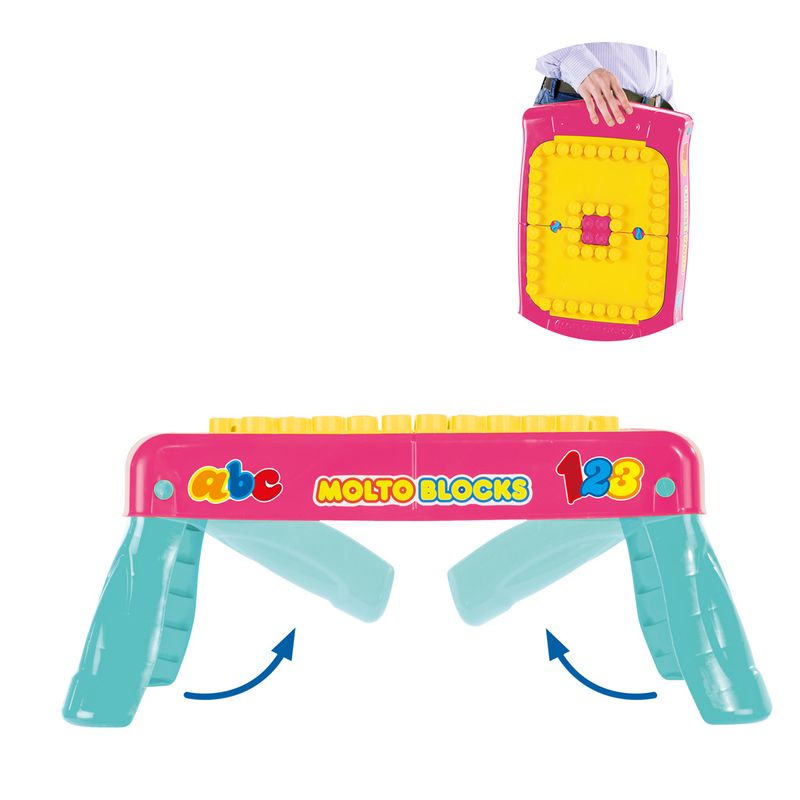 Blocos-de-Montar---Cardoso---Baby-Land---Molto-Blocks---Mesinha-Criativa---Rosa---20-Pecas-1