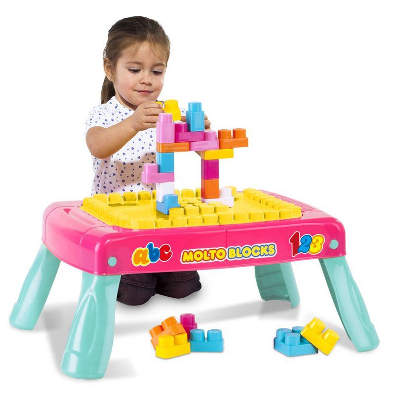 Blocos-de-Montar---Cardoso---Baby-Land---Molto-Blocks---Mesinha-Criativa---Rosa---20-Pecas-2