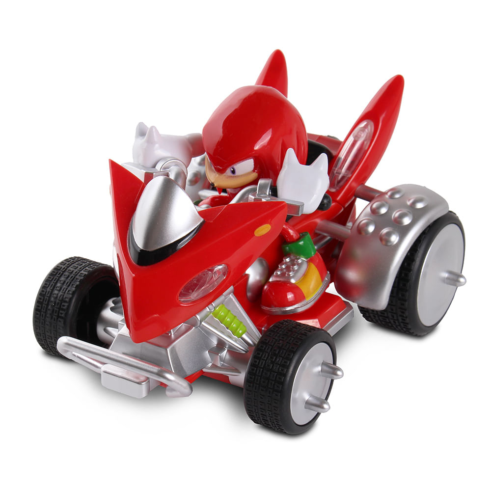 Carro Knuckles Pull Back - Sonic - Vermelho - Fun