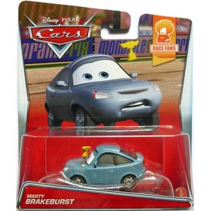 Disney Pixar Cars Marty Brakeburst Race Fans Mattel Ri Happy