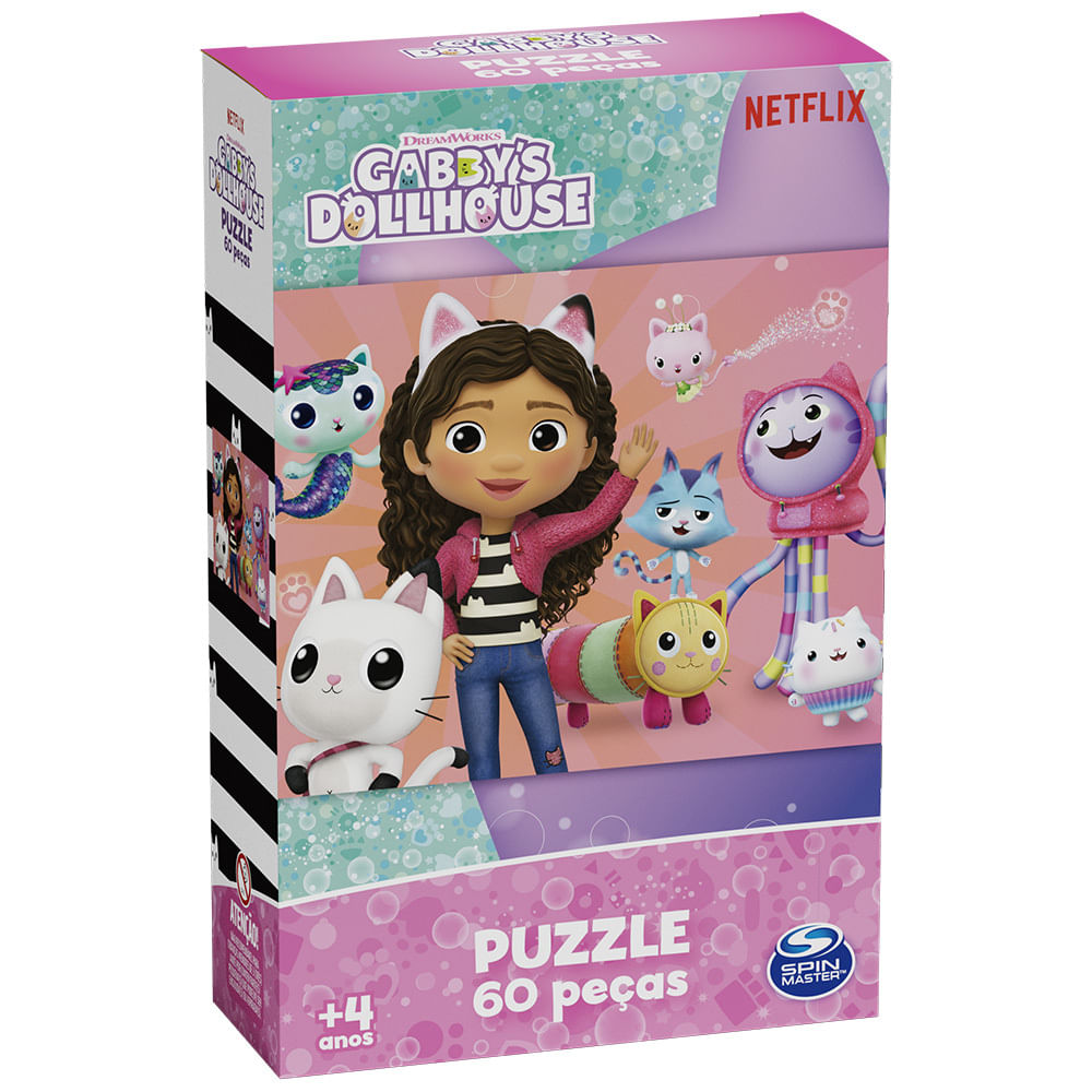 Puzzle Gabby's Dollhouse 2x60 Peças