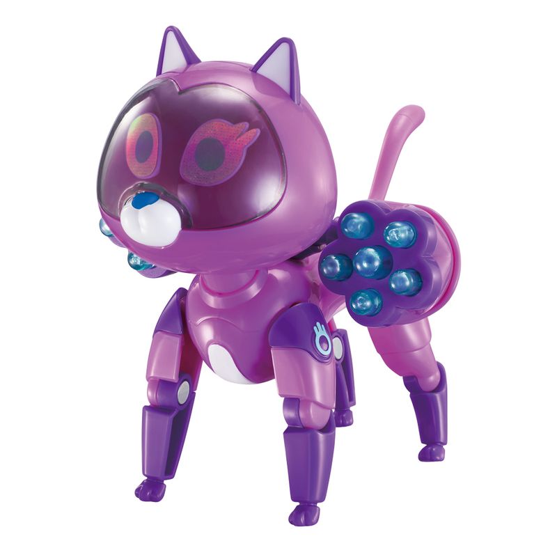 Figura-De-Acao---Petronix-Defenders---Robo-Mascote---Gatinho---Roxo---Fun-0