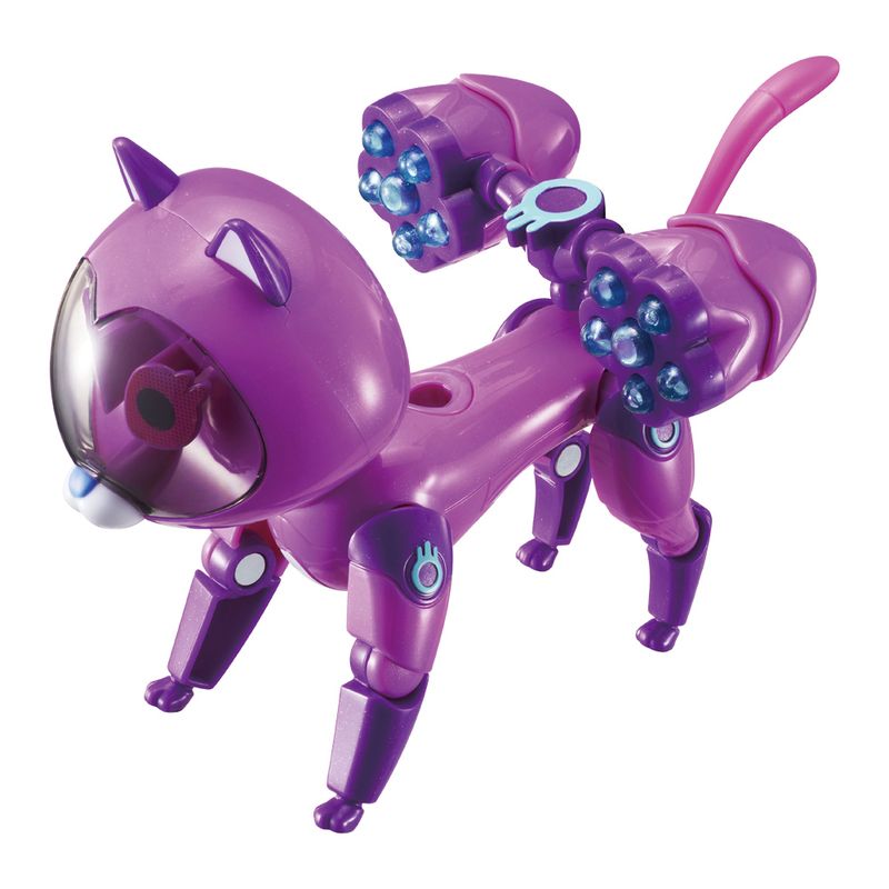 Figura-De-Acao---Petronix-Defenders---Robo-Mascote---Gatinho---Roxo---Fun-3