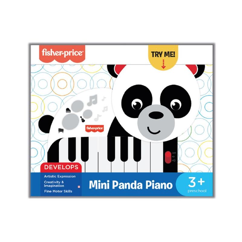 Mini-Teclado---Fisher-Price---Panda---Fun---Branco-1