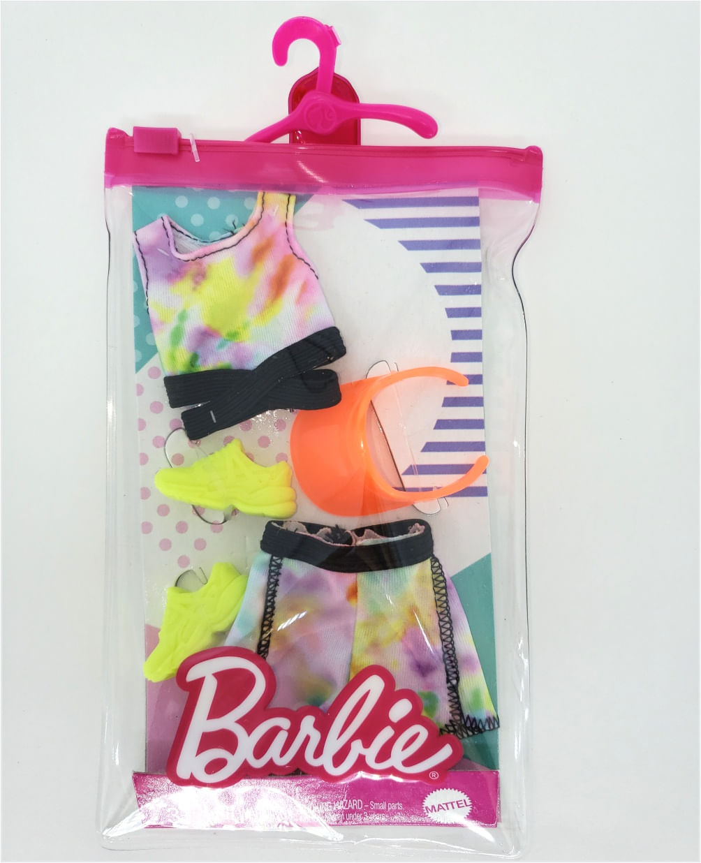 Barbie Roupas e Acessórios Conjunto Esportivo Blusa e Shorts Tie