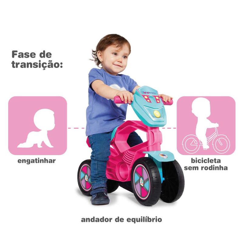 Motoca-Infantil-de-Equilibrio---Totokross---Rosa---Cardoso-3