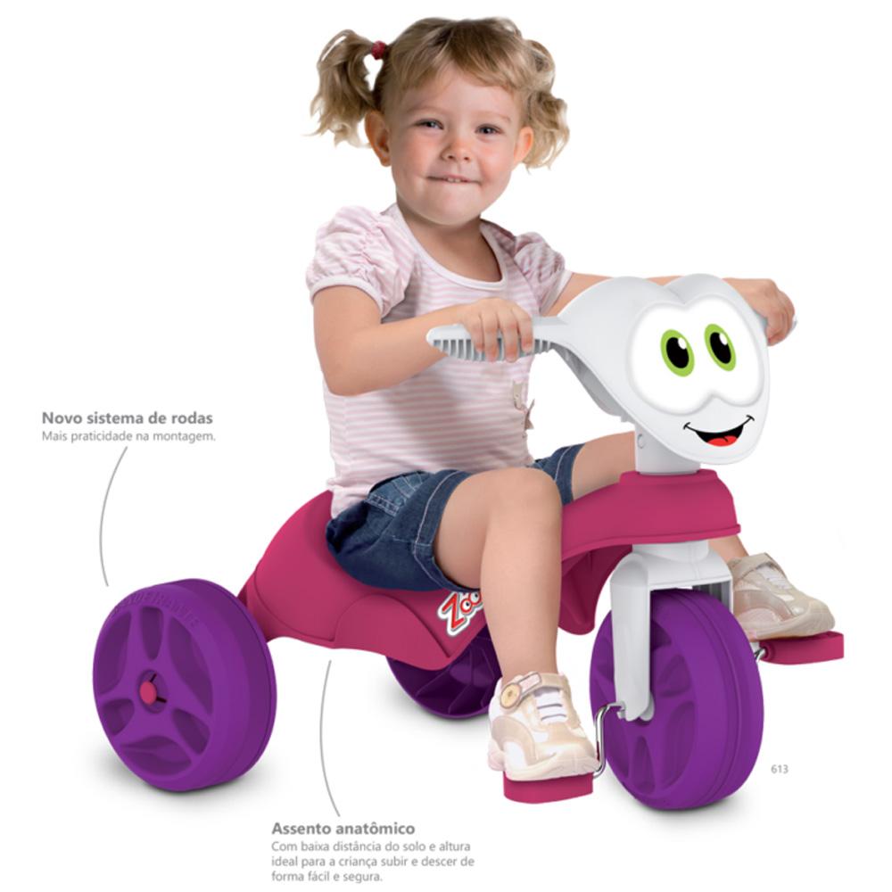 Triciclo Infantil Zootico Joaninha - Bandeirante