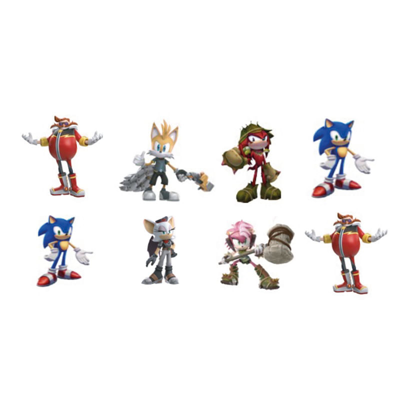 Conjunto de Mini Figuras de Ação - Coleção Prime - Sonic - Sortidas - Toyng  - Ri Happy