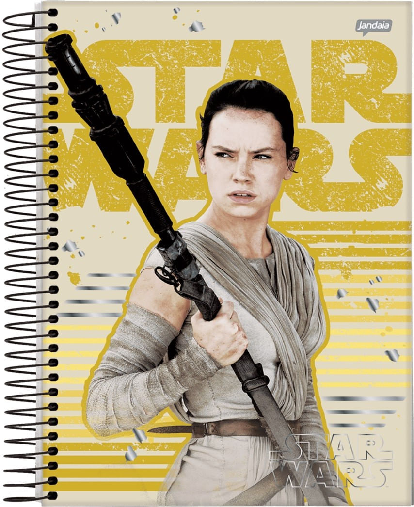 Caderno Star Wars - Personagens - 1 Matéria - Jandaia - Caderno