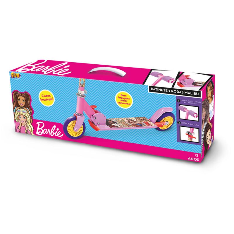 Patinete-Barbie---2-Rodas---Rosa---Fun-1