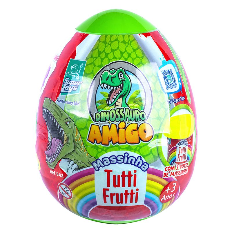 Conjunto-Massa-de-Modelar---Display-Ovo-Dinossauro-Amigo---Verde---Super-Toys-2