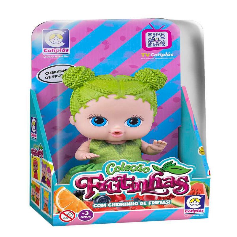 Boneca-Bebe---Frutinhas-Limao-Blister---Verde---Cotiplas-1