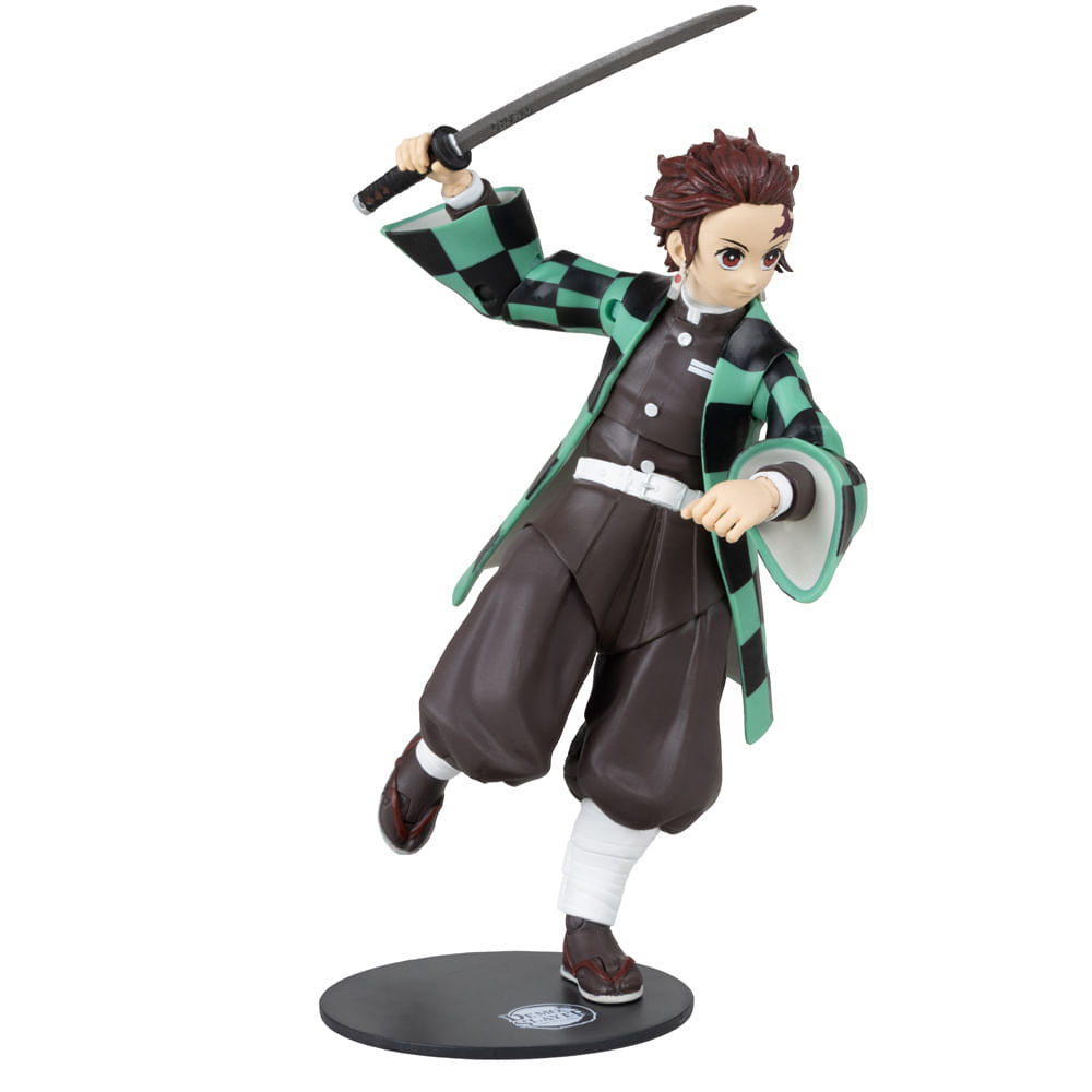 Boneco Articulado - Demon Slayer - Tanjirou Kamado - Verde - Candide