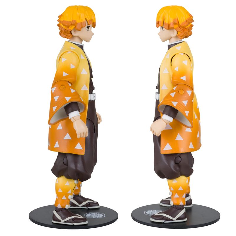 Boneco Articulado - Demon Slayer - Zenitsu Agatsuma - Amarelo - Candide