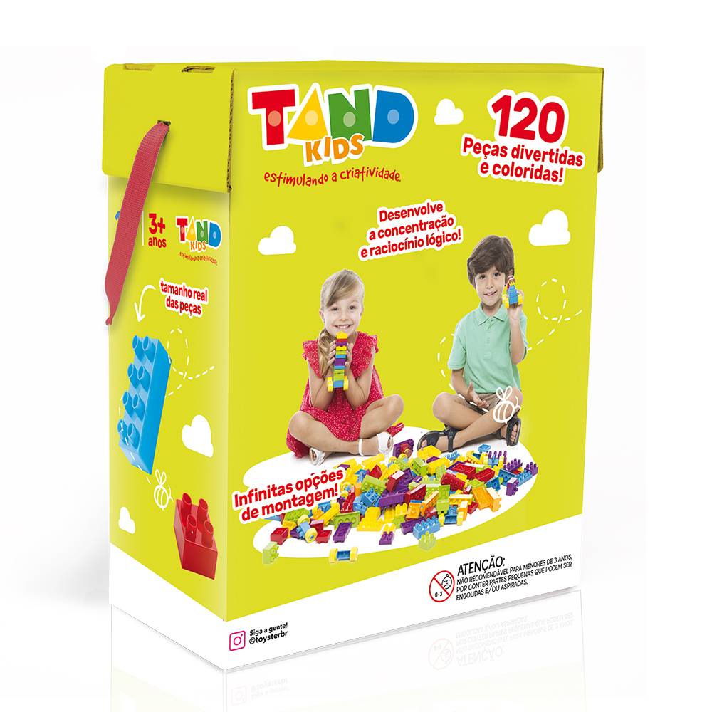 Tand Kids - Pote 40 Peças - Toyster Brinquedos - Toyster