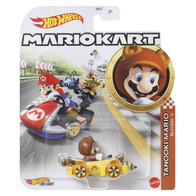 Hot Wheels - Mini Carrinhos Mario Kart Escala: 1:64 - GBG25