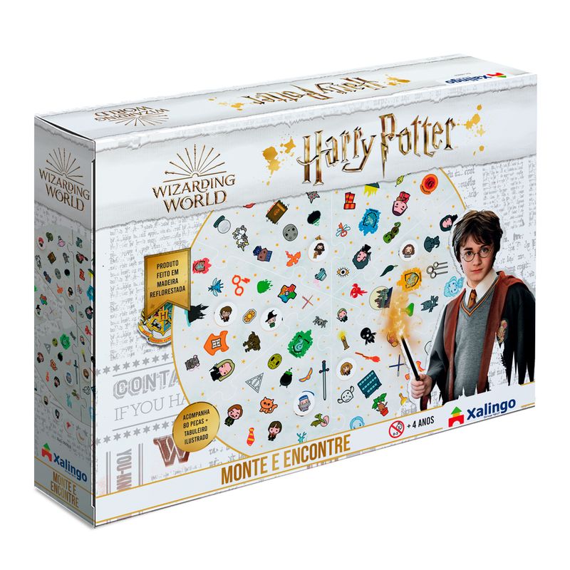 Jogo Palavras Cruzadas Harry Potter - Xalingo - Blanc Toys - Felicidade em  brinquedos