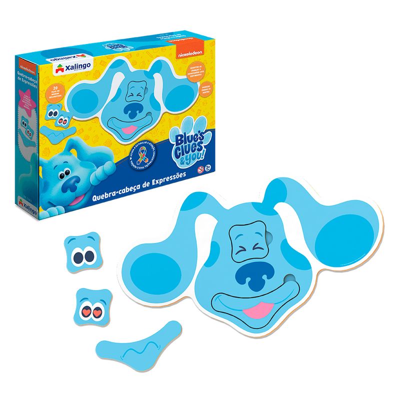 Jogo-Educativo---Quebra-Cabeca-de-Expressoes---Blue-s-Clues-and-You---Xalingo-1