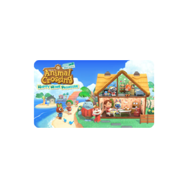 Gift Card Digital Animal Crossing New Horizons Happy Home Paradise DLC 128 Reais