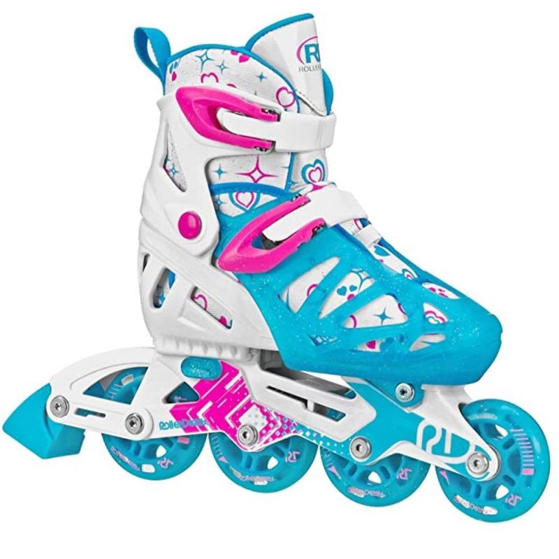 Patins---Inline--Tracer-Girl---Tamanho-M---Roller-Derby---Azul---BR-32-36-0