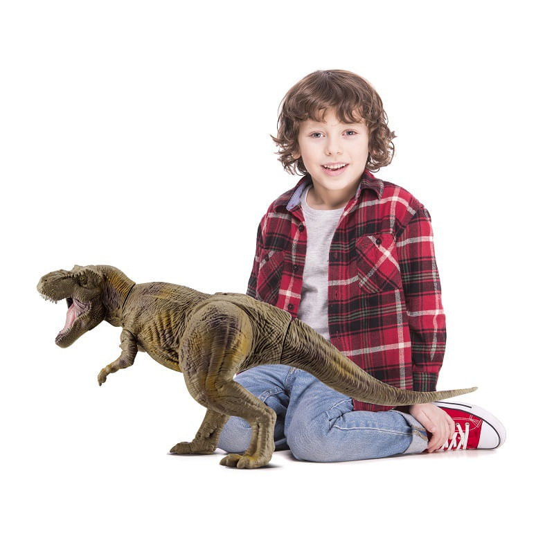 Brinquedo Dinossauro tiranossauro Rex grande articulado - Ri Happy