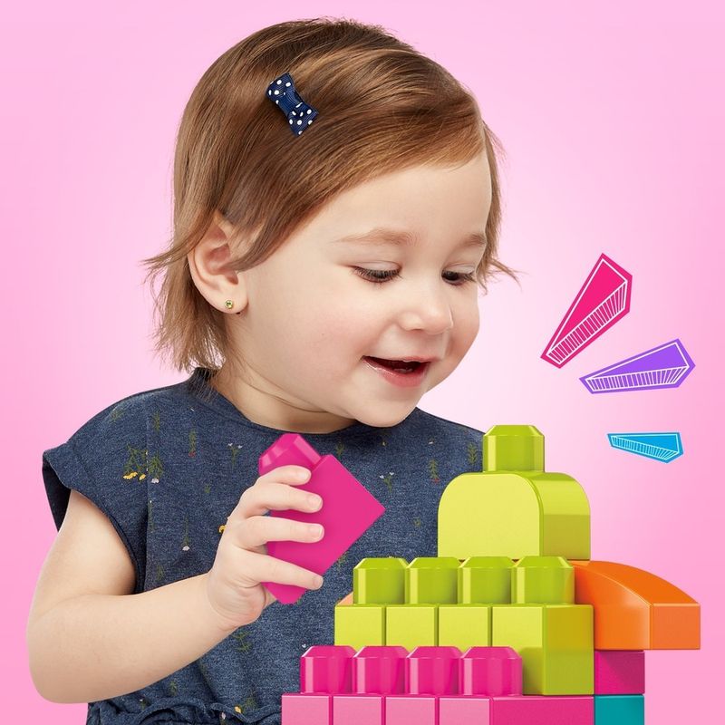 Bloco-De-Montar---Mega-Bloks---Sacola-de-80-Blocos-Rosa---Mattel-6