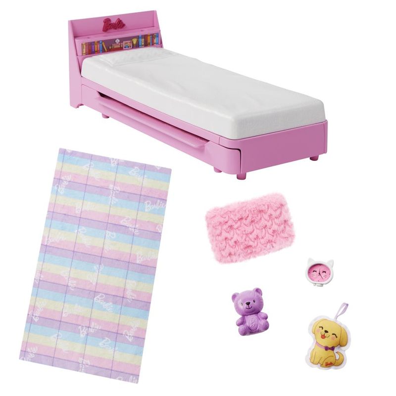 Conjunto-de-Mini-Figuras-e-Acessorios---Barbie---Minha-Primeira-Barbie---Hora-De-Dormir---Mattel-3