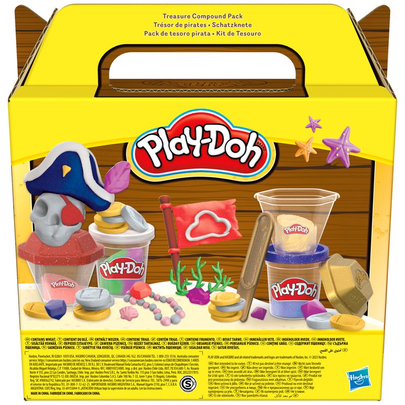 Conjunto-Massa-De-Modelar---Play-Doh---10-Potes---Tesouro-De-Pirata---Hasbro-3