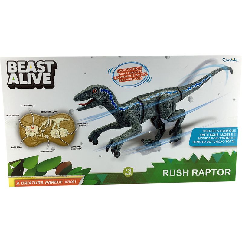 Dinossauro Robô Alive Raptor