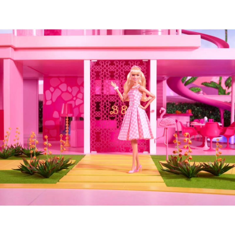 Boneca barbie genuína pouco artista pintura pequena pessoa criativa  pictórica pigmento crianças educação precoce brinquedo do